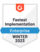 Fastest Implementation Enterprise Winter 2023